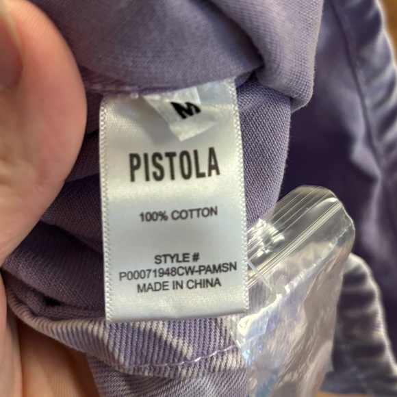 PISTOLA Parker Denim Romper in Purple Amethyst NWOT - Picture 10 of 11